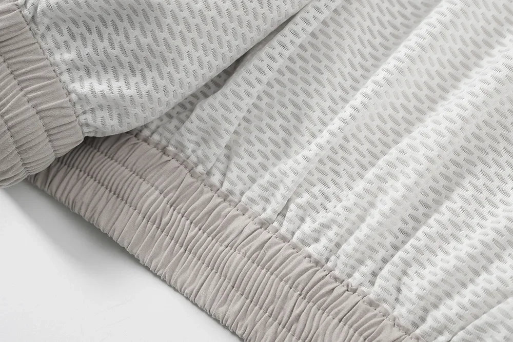 Playwook Men's Loose Fit Streetwear Embroidery Stand Collar Coat Jacket