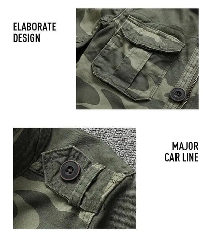 Playwook Green Denim Cargo Jacket