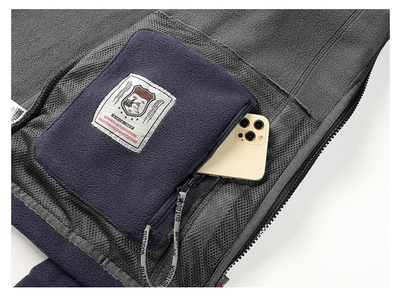 Playwook Men's Thermal Polar Fleece Tactical Jacket