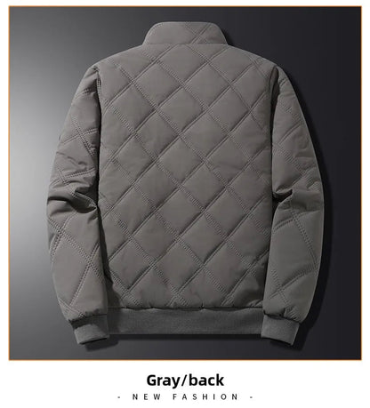 Playwook Men's Thick Warm Parker Checkered Cotton Jacket