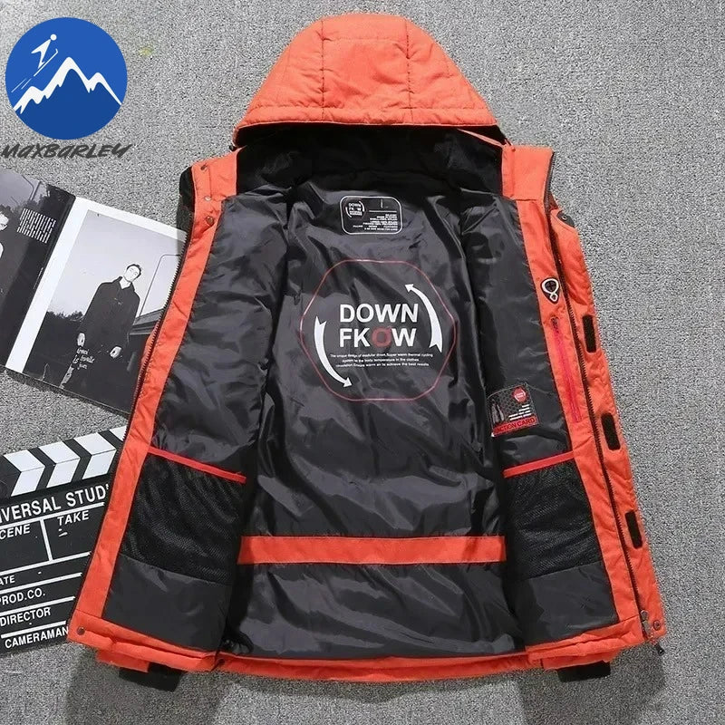 Playwook Men's Thin Tactical Windbreaker Hooded Field Jacket