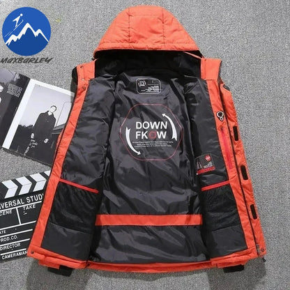 Playwook Men's Thin Tactical Windbreaker Hooded Field Jacket