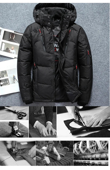 Playwook Men's Thin Tactical Windbreaker Hooded Field Jacket