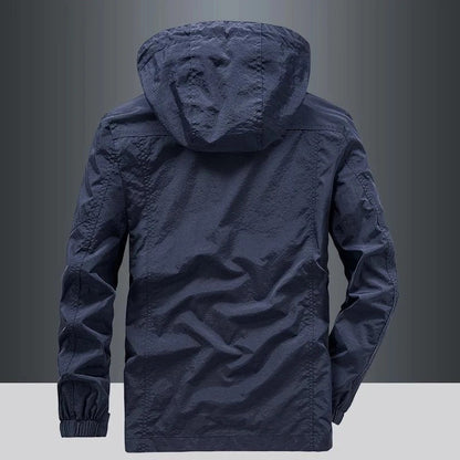 Playwook Men's Waterproof Windbreaker & Autumn Workwear & Fishing Jacket