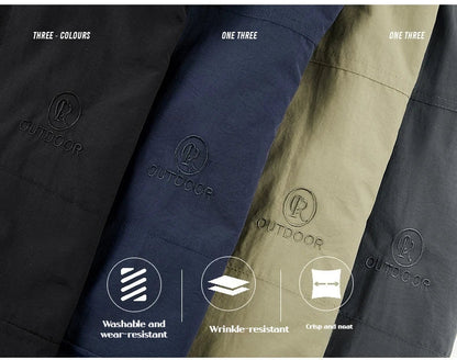 Playwook Men's Waterproof Windbreaker & Autumn Workwear & Fishing Jacket