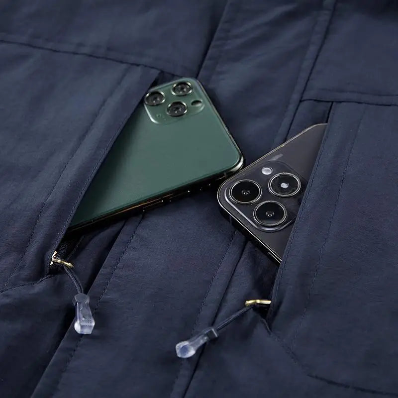 Playwook Men's Waterproof Windbreaker & Autumn Workwear & Fishing Jacket