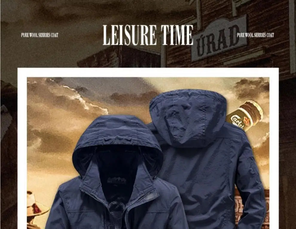 Playwook Men's Waterproof Windbreaker & Autumn Workwear & Fishing Jacket