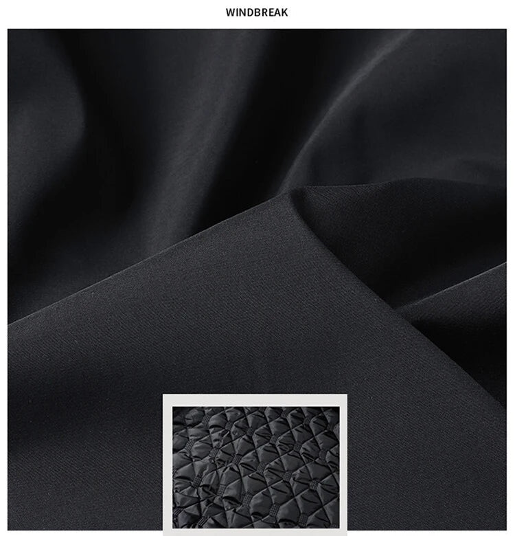 Playwook Men’s Waterproof Thick Stand Collar Winter Jacket