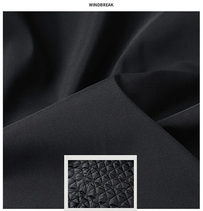 Playwook Men’s Waterproof Thick Stand Collar Winter Jacket